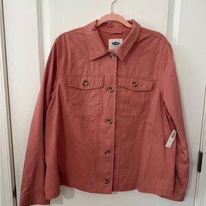 Old Navy Women's Utility Jacket in Pink